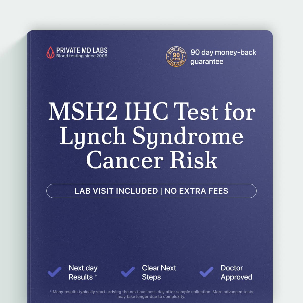 MSH2 IHC test for families with Lynch syndrome or colorectal cancer history