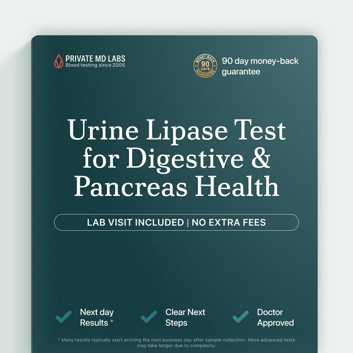 Random urine lipase test for evaluating pancreatic enzyme activity and digestion