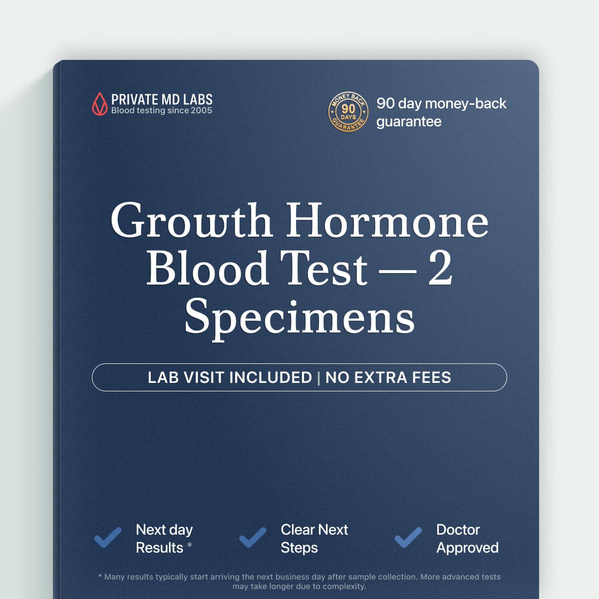 Growth hormone test for adults or children with growth or hormone concerns