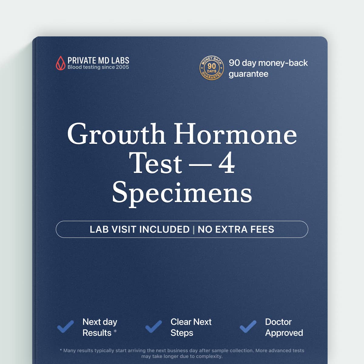 Growth hormone test for adults or children with growth or hormone concerns