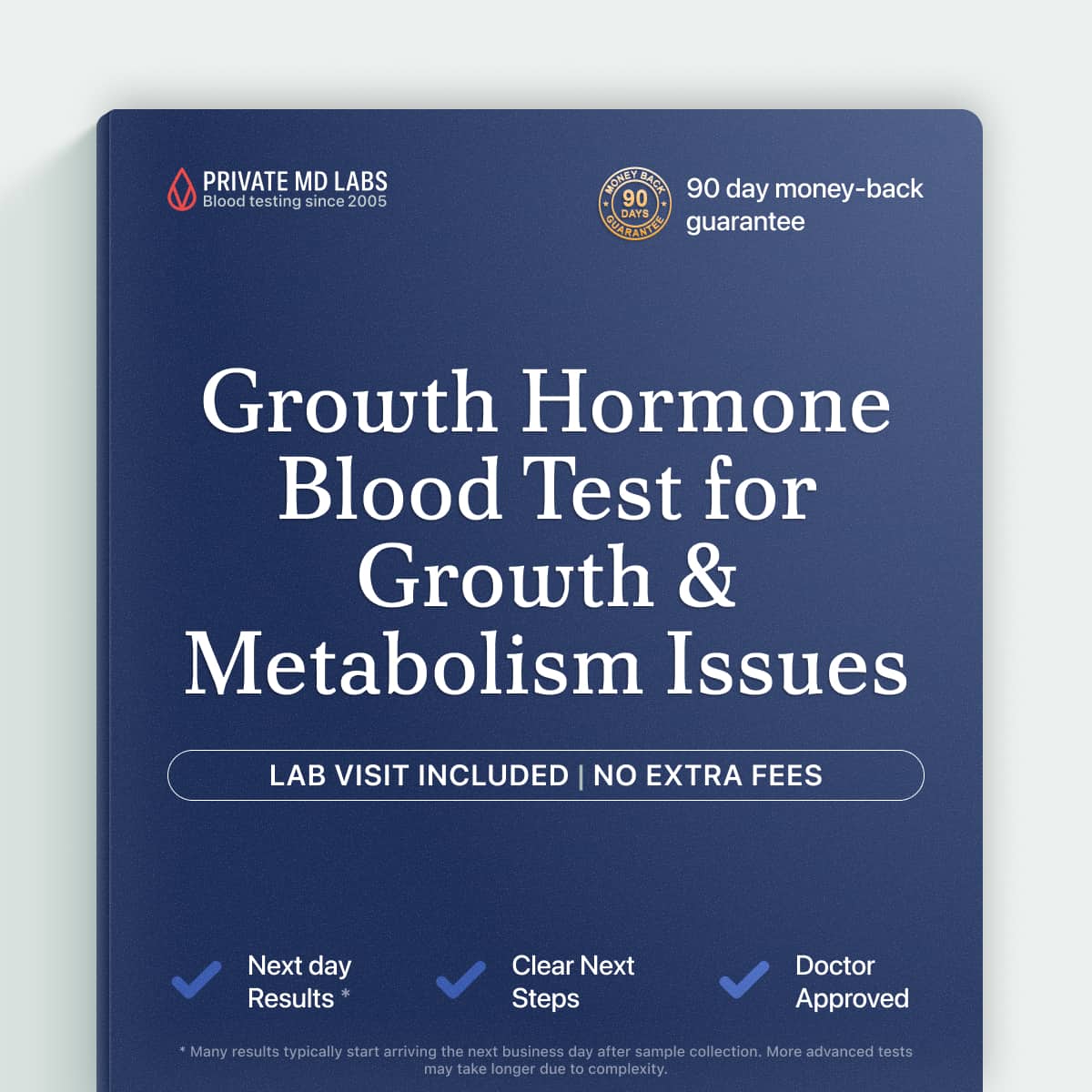 Growth hormone panel for evaluating growth issues and hormone imbalances in children and adults