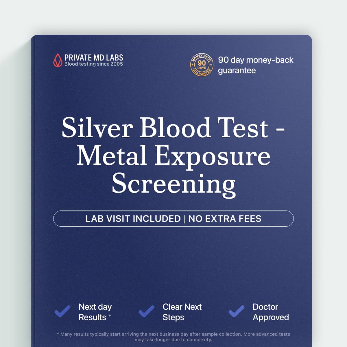 Silver blood test for checking metal exposure and toxicity levels