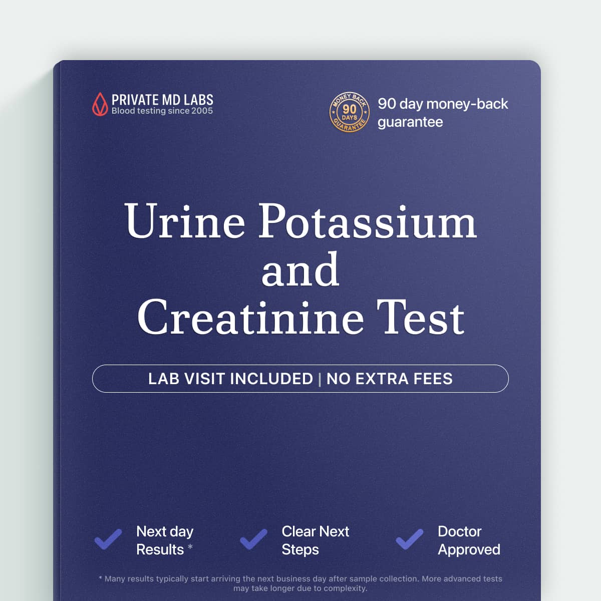 Random urine potassium and creatinine test for electrolyte and kidney balance checks