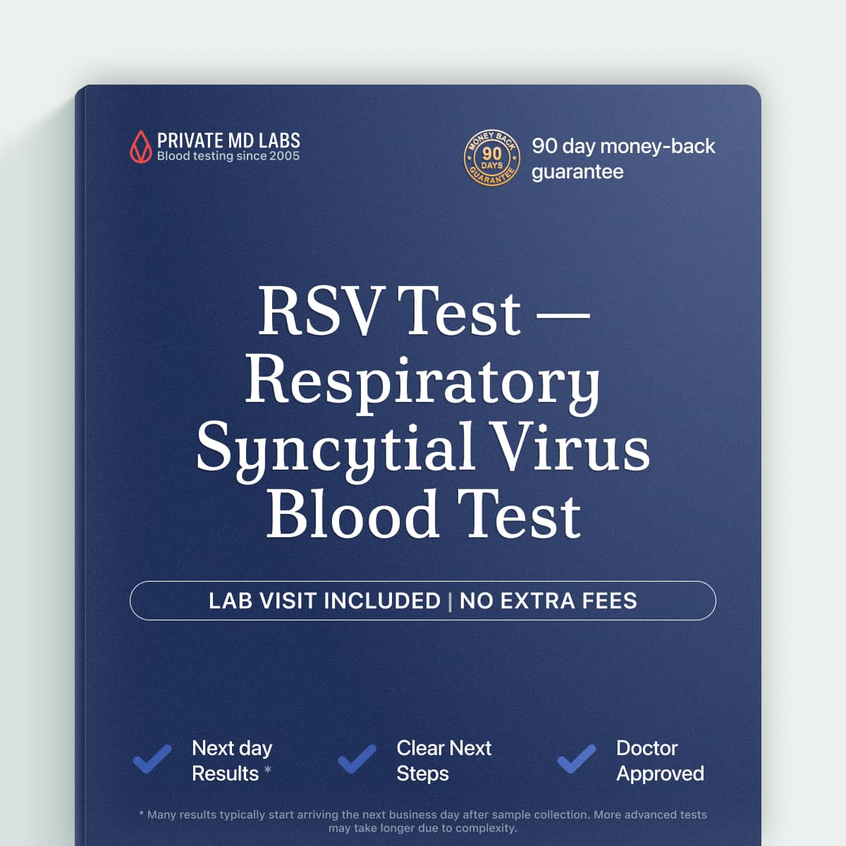 RSV antibody test for infants, elderly, and family respiratory illness concerns