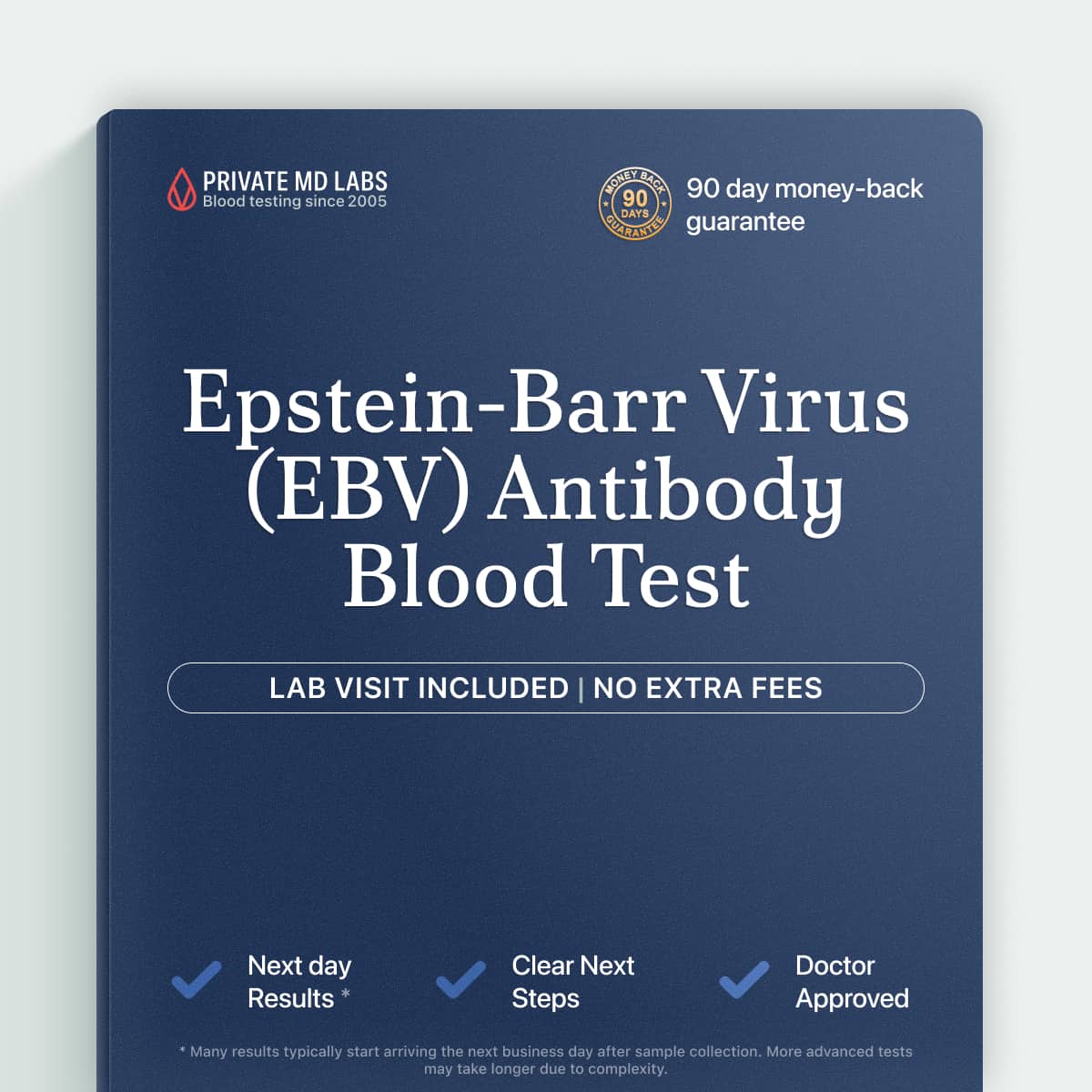 EBNA IgG antibody test for evaluating past Epstein-Barr virus infection status