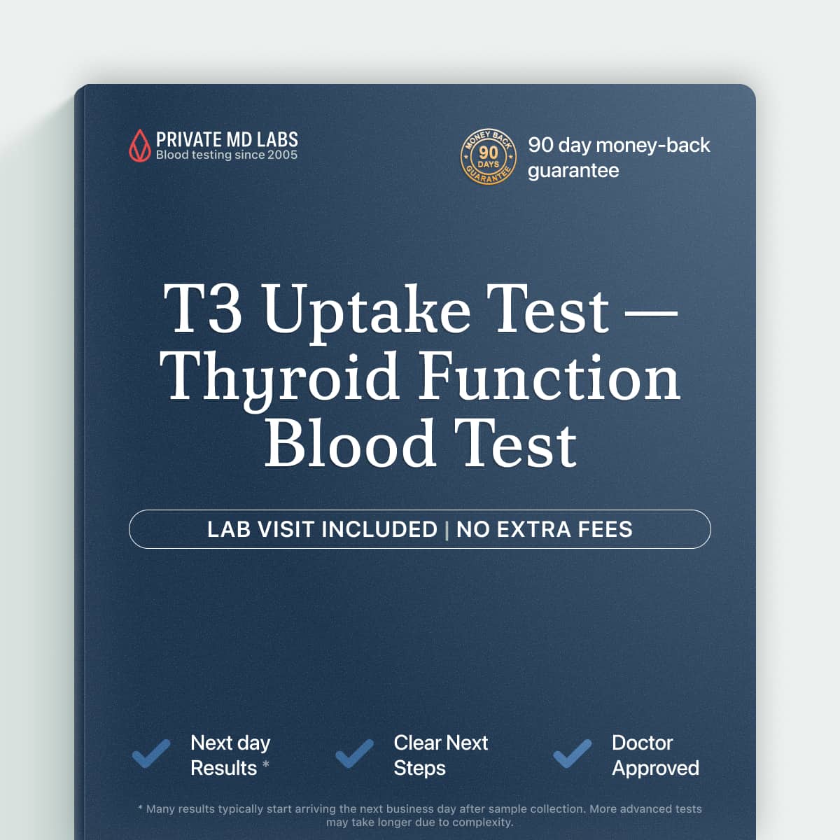 T3 Uptake test evaluating thyroid hormone binding sites for thyroid function concerns