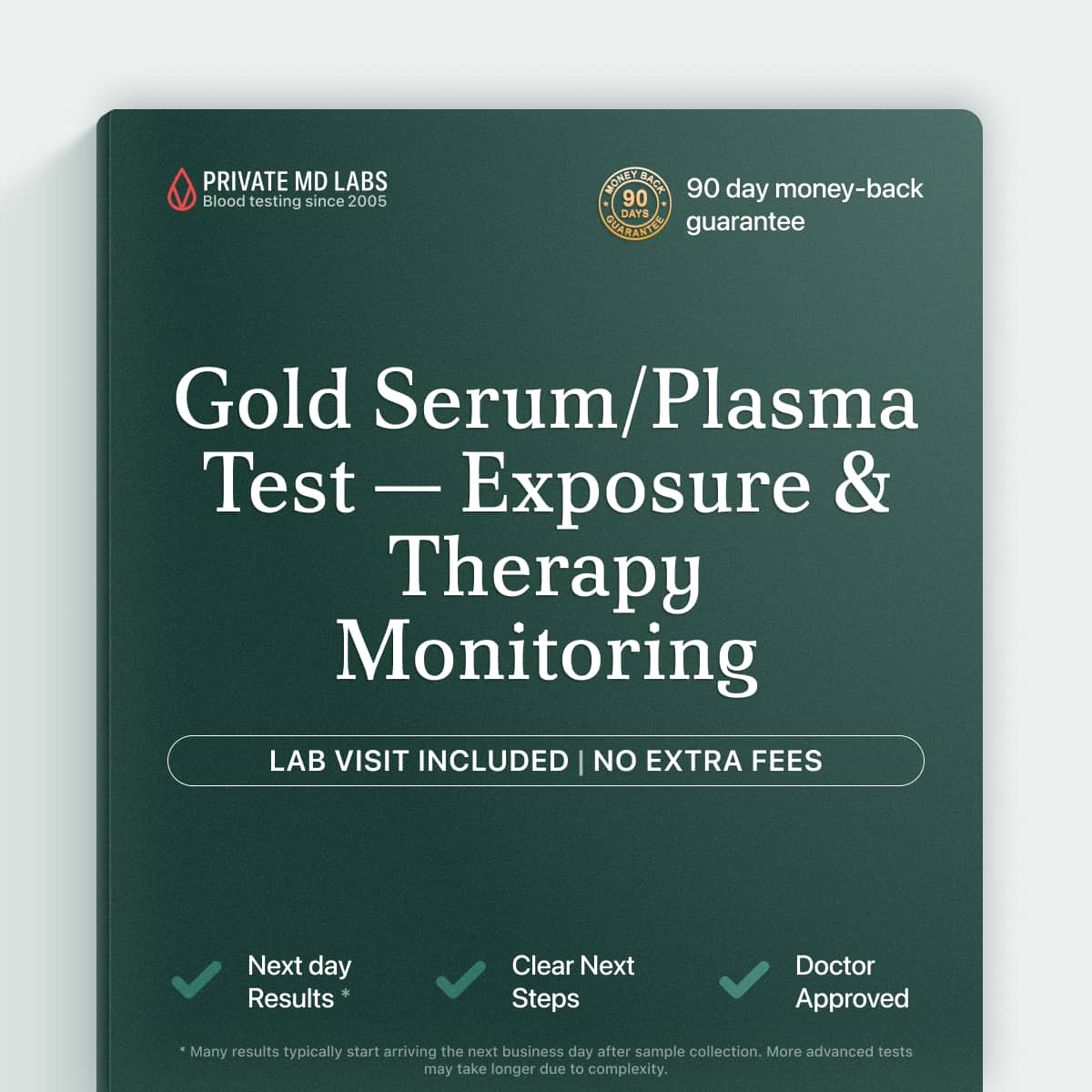 Gold serum/plasma test for monitoring gold exposure and therapeutic drug levels