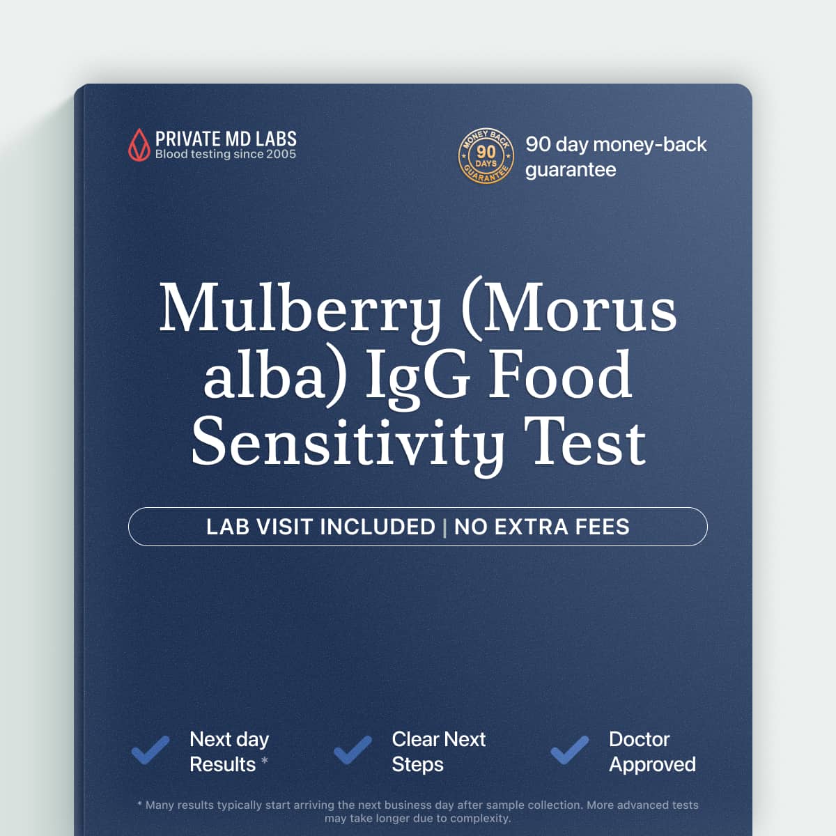 Mulberry IgG food sensitivity test for people with digestive or allergy symptoms