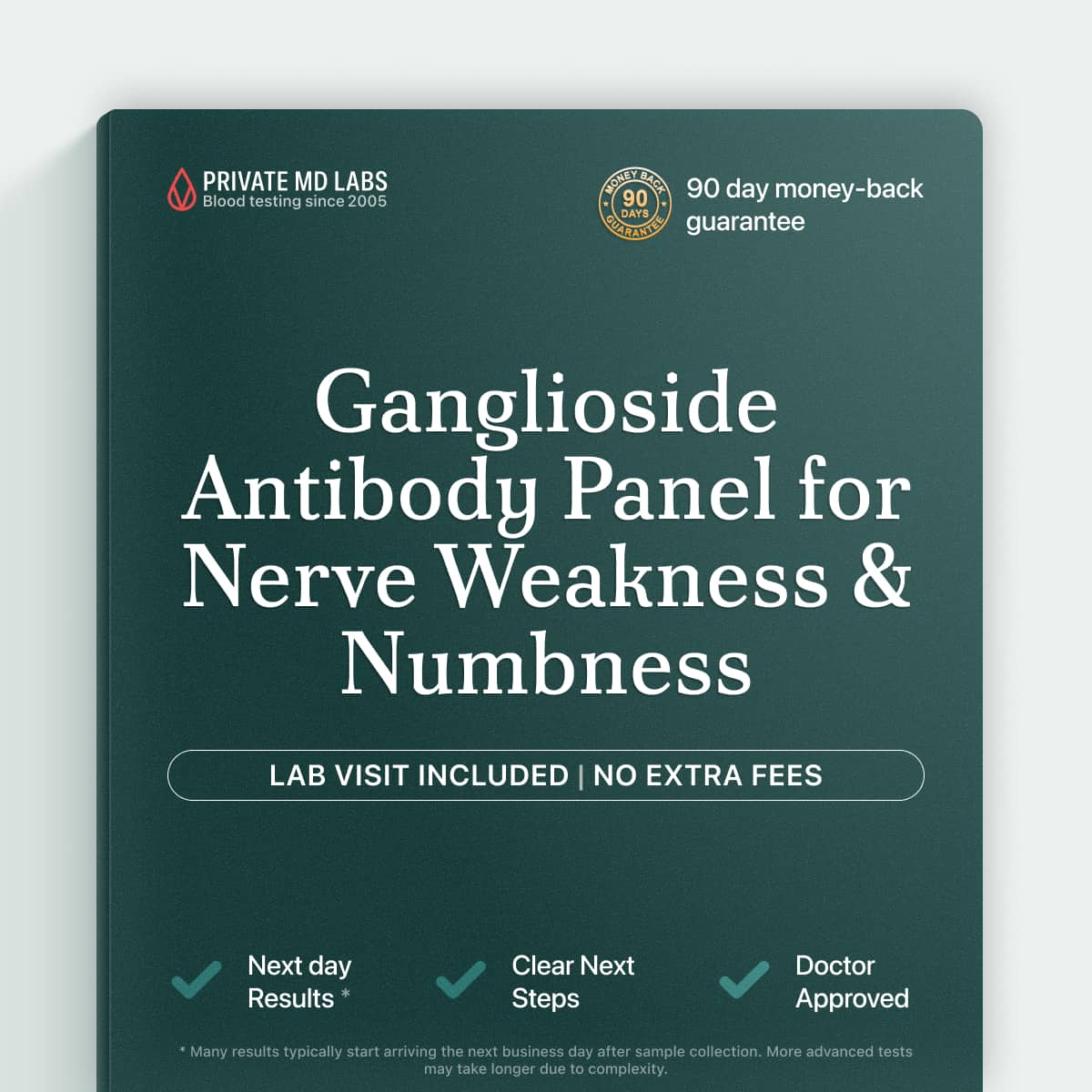 Neuropathy antibody panel for patients with unexplained nerve weakness or numbness