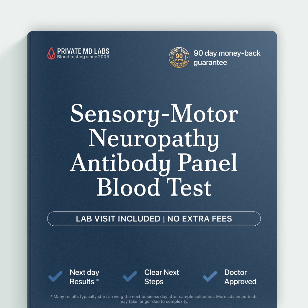 Antibody panel for adults with unexplained nerve pain, numbness, or muscle weakness