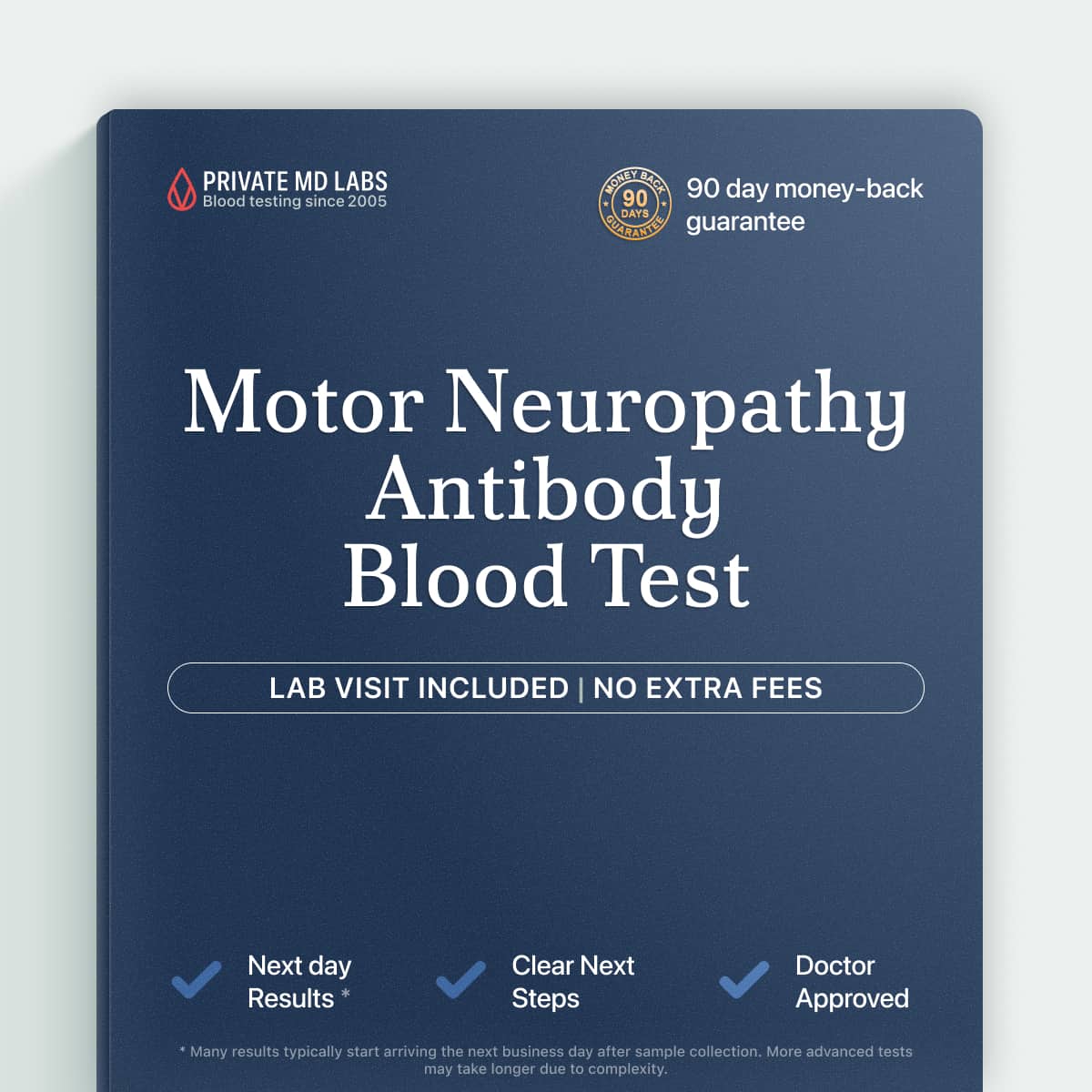 Specialized antibody panel for adults with unexplained muscle weakness or nerve symptoms