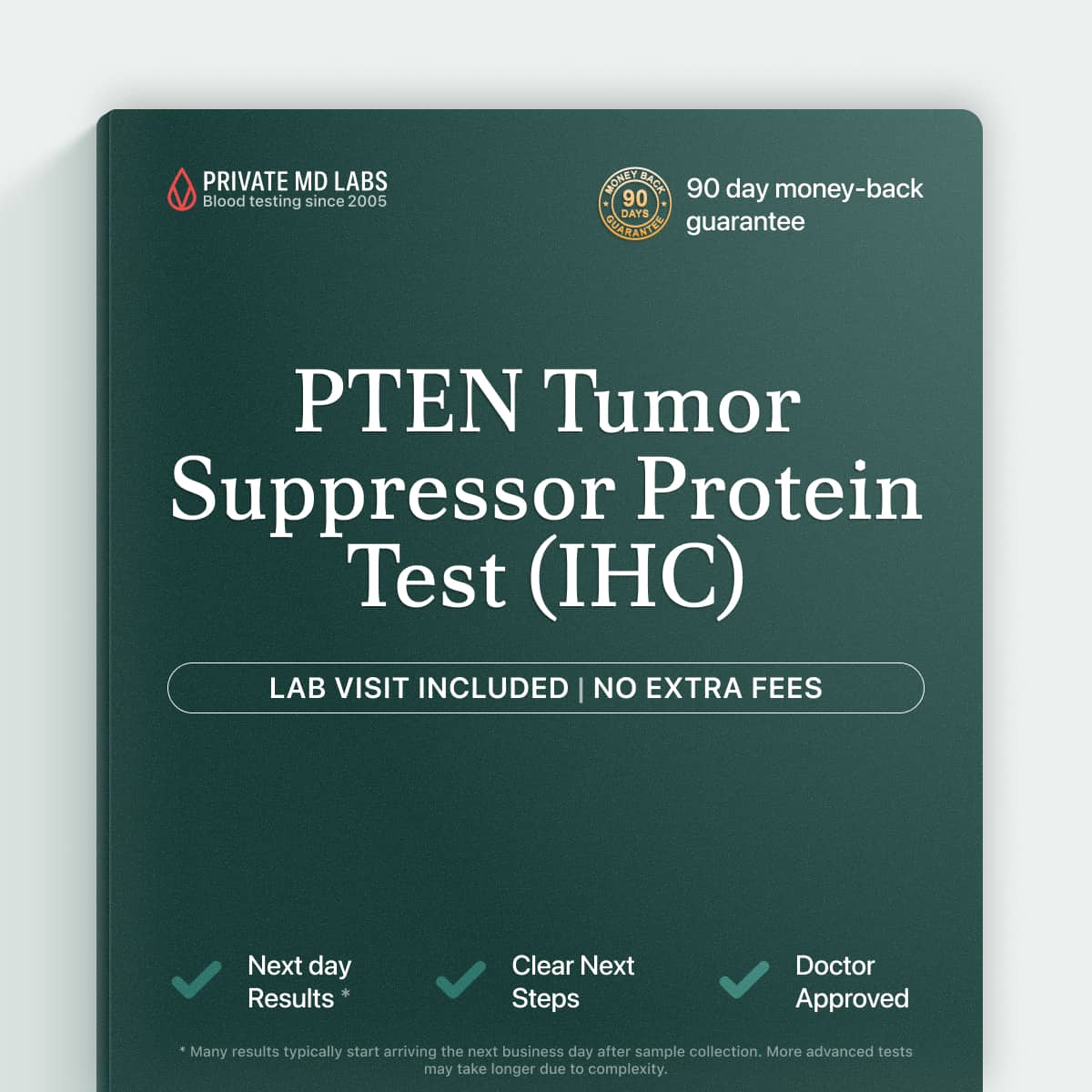 PTEN IHC tumor tissue test for patients with cancer diagnosis or family history