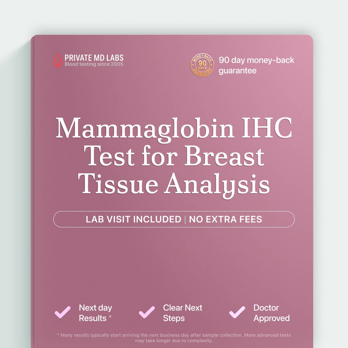 Mammaglobin IHC test for breast cancer tissue analysis and diagnosis support