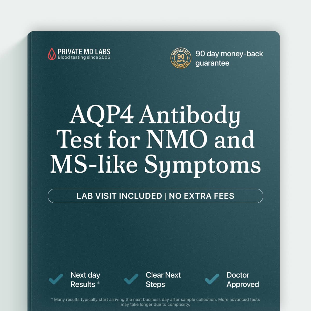 Specialized neurological blood test for diagnosing NMO and MS-like symptoms