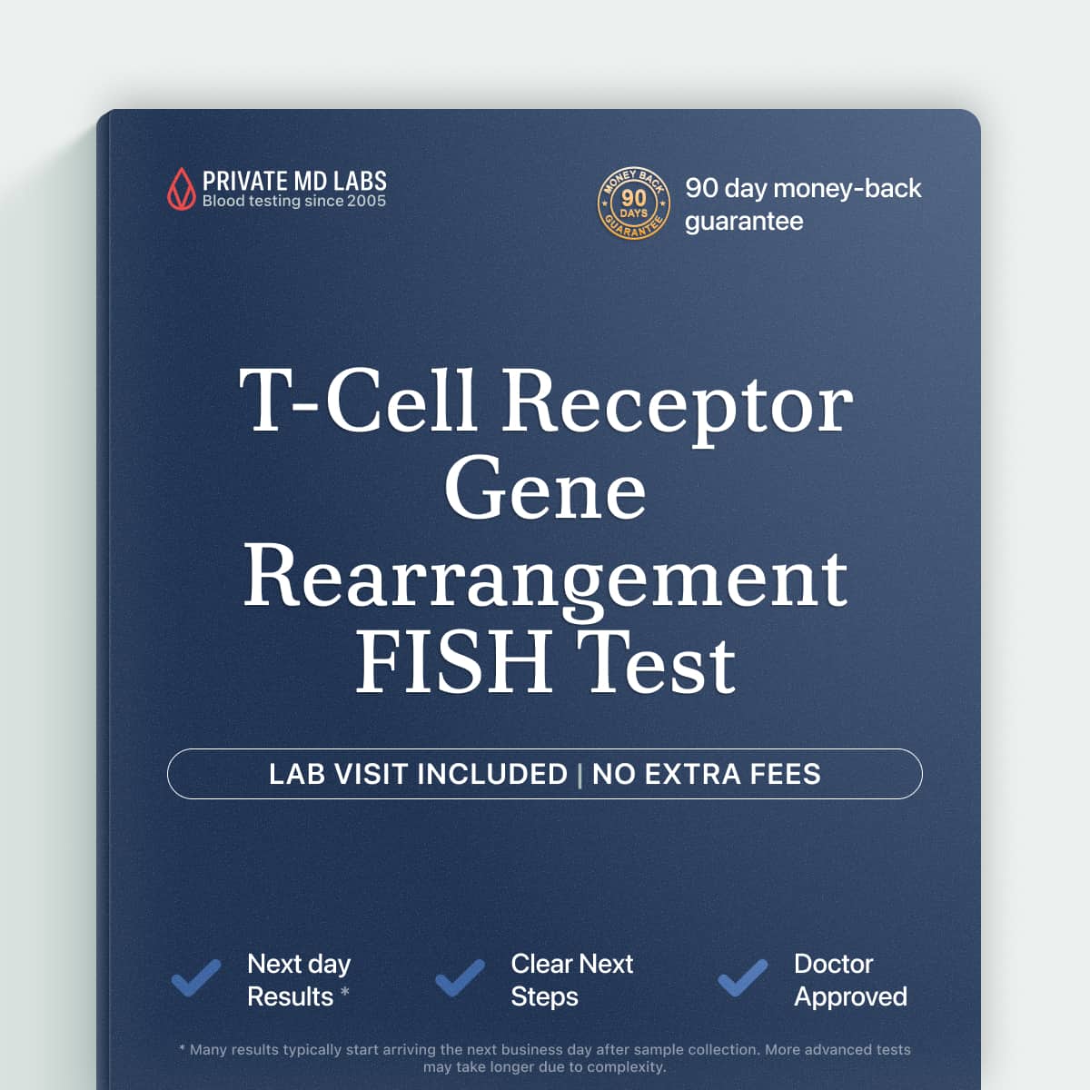 FISH test for T-cell receptor gene rearrangements linked to T-cell cancers
