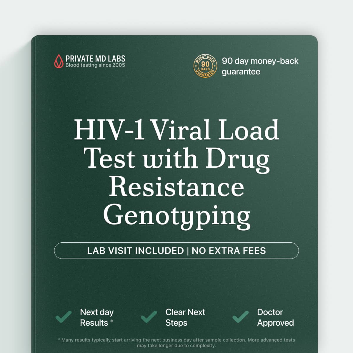 HIV-1 viral load test with drug resistance genotyping for treatment monitoring