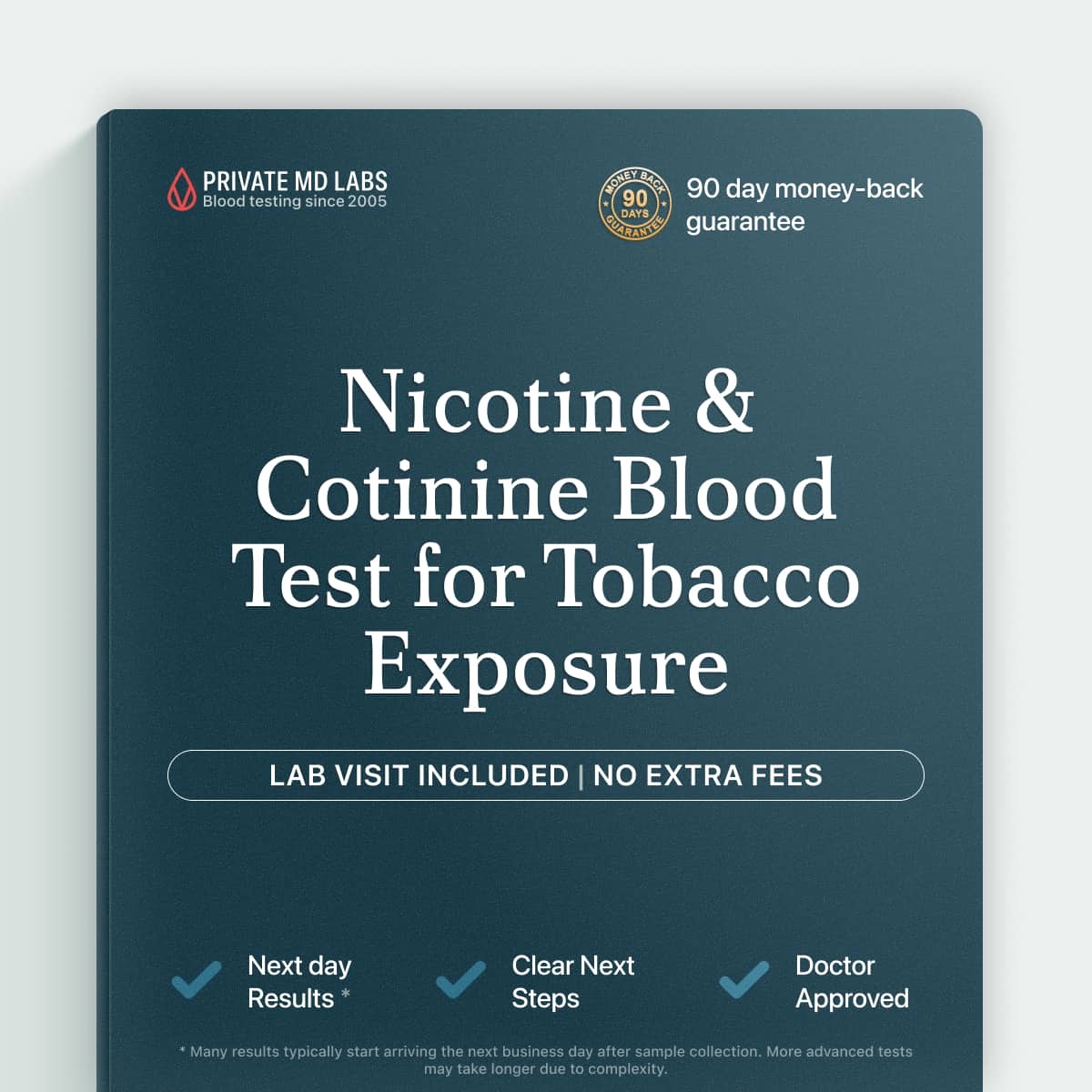 Nicotine metabolite blood test for detecting tobacco exposure or smoking cessation