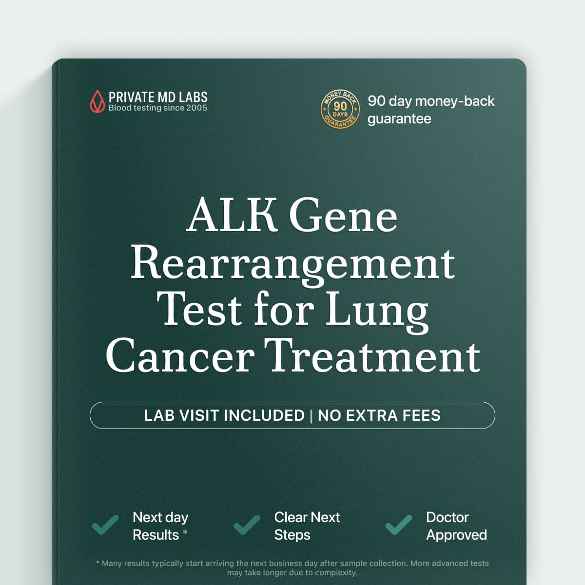 FISH ALK gene rearrangement test for lung cancer patients considering targeted therapy