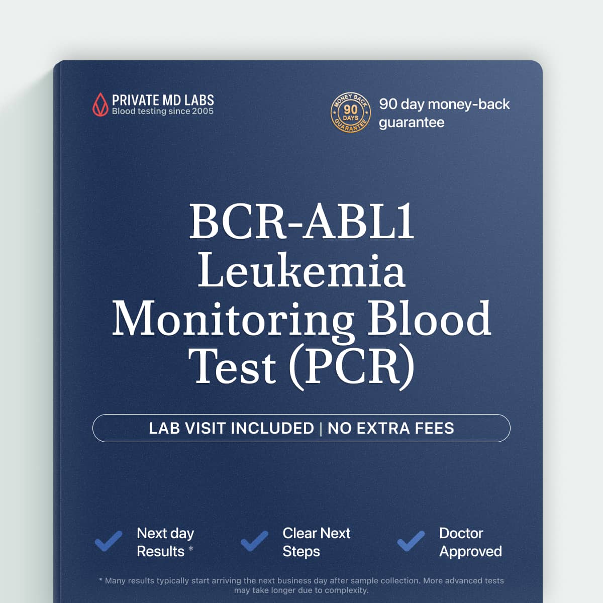 BCR-ABL1 PCR test for monitoring chronic myeloid leukemia treatment response