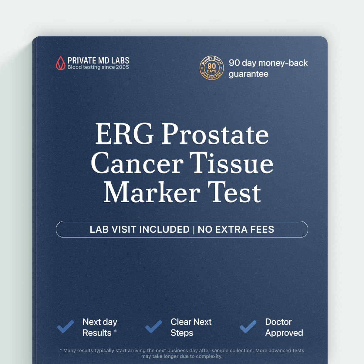 ERG IHC test for men evaluating prostate tissue for cancer markers