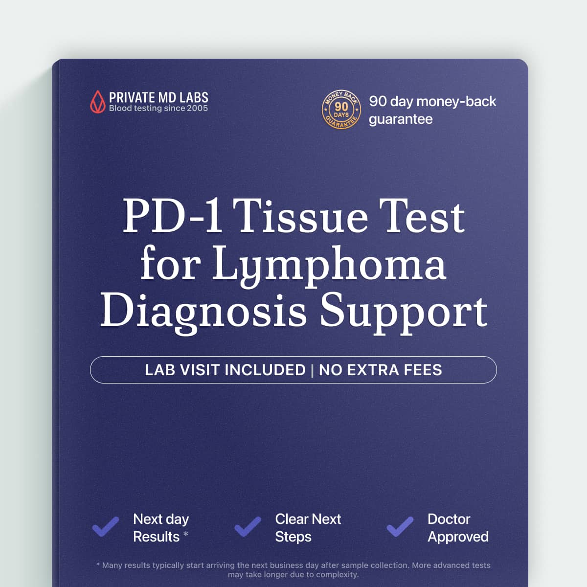 PD-1 IHC tissue test for patients evaluating lymphoma or tumor immunotherapy markers