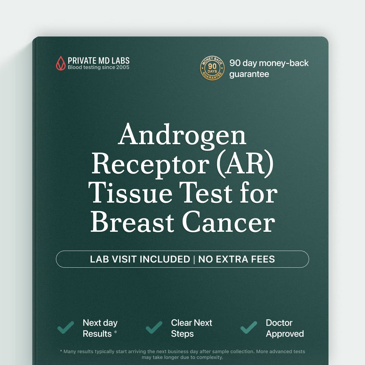 Androgen receptor IHC test for breast cancer tissue hormonal therapy evaluation