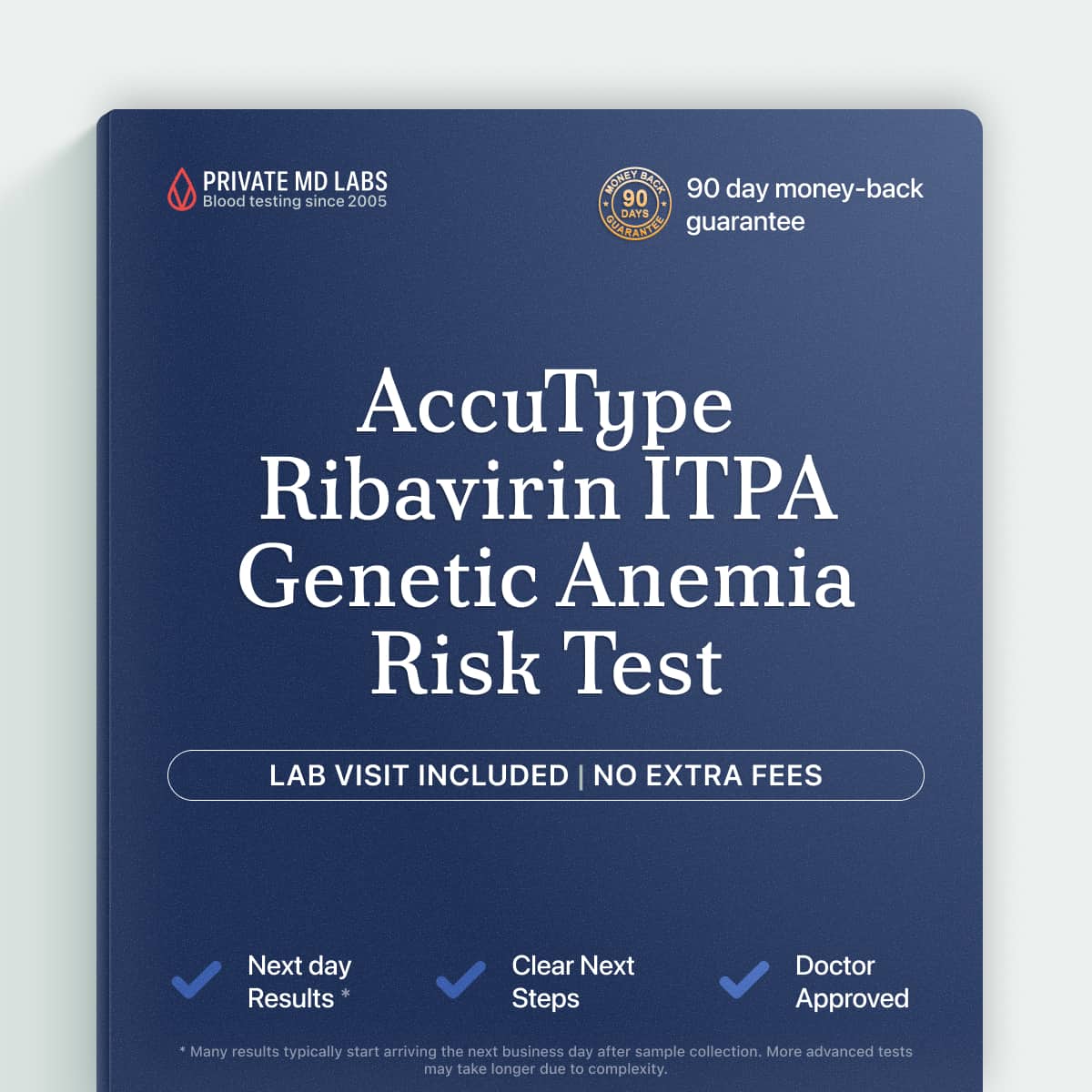 Genetic ITPA test for hepatitis C patients assessing ribavirin-induced anemia risk