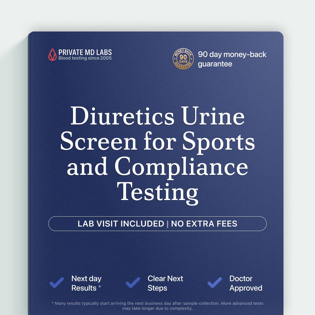 Urine diuretics screen for athletes needing exclusion testing for banned substances