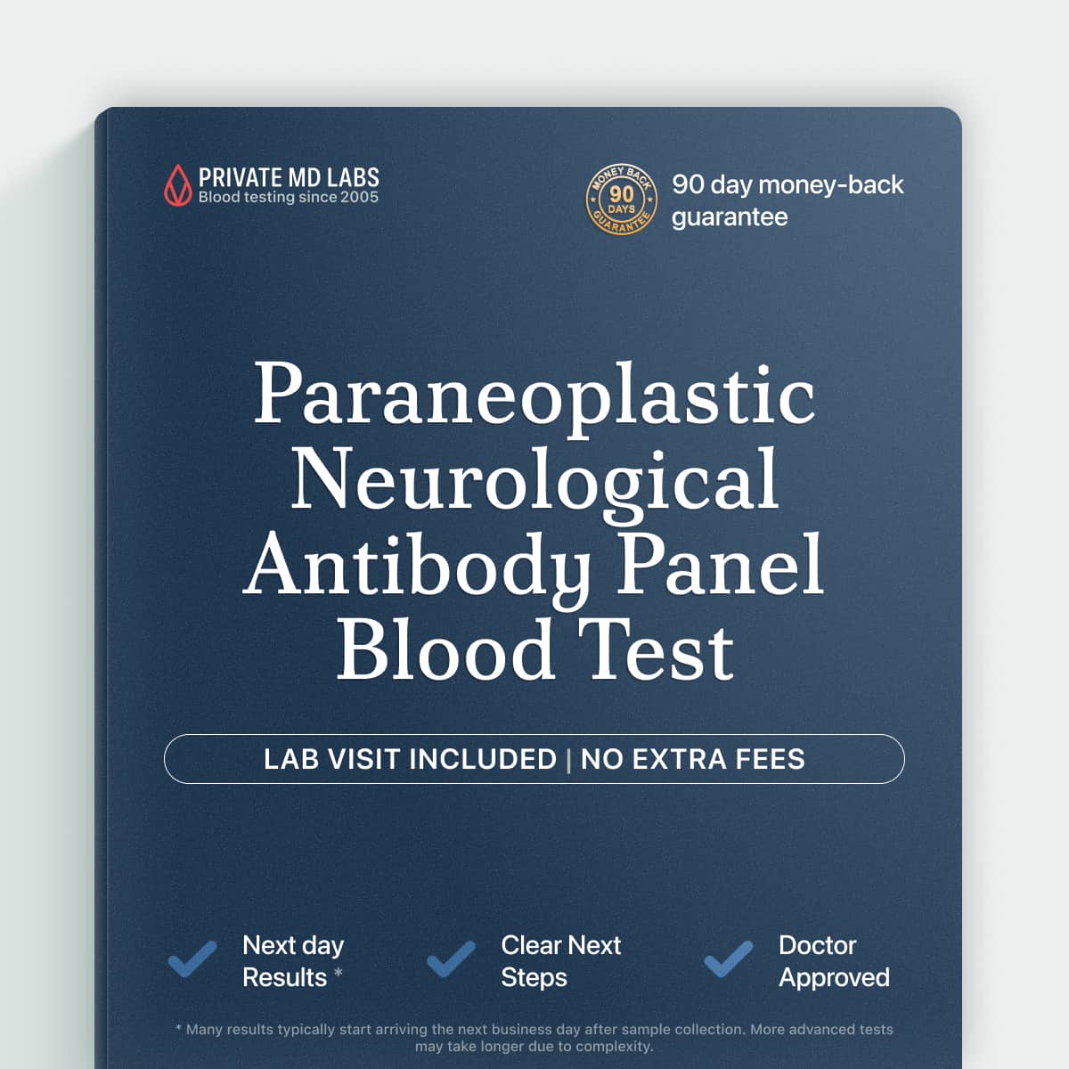 Paraneoplastic antibody panel for patients with unexplained neurological symptoms or cancer history