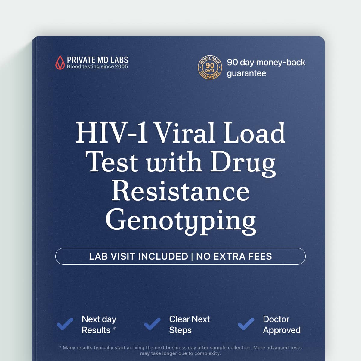 HIV-1 viral load and genotype resistance test for patients on antiretroviral therapy