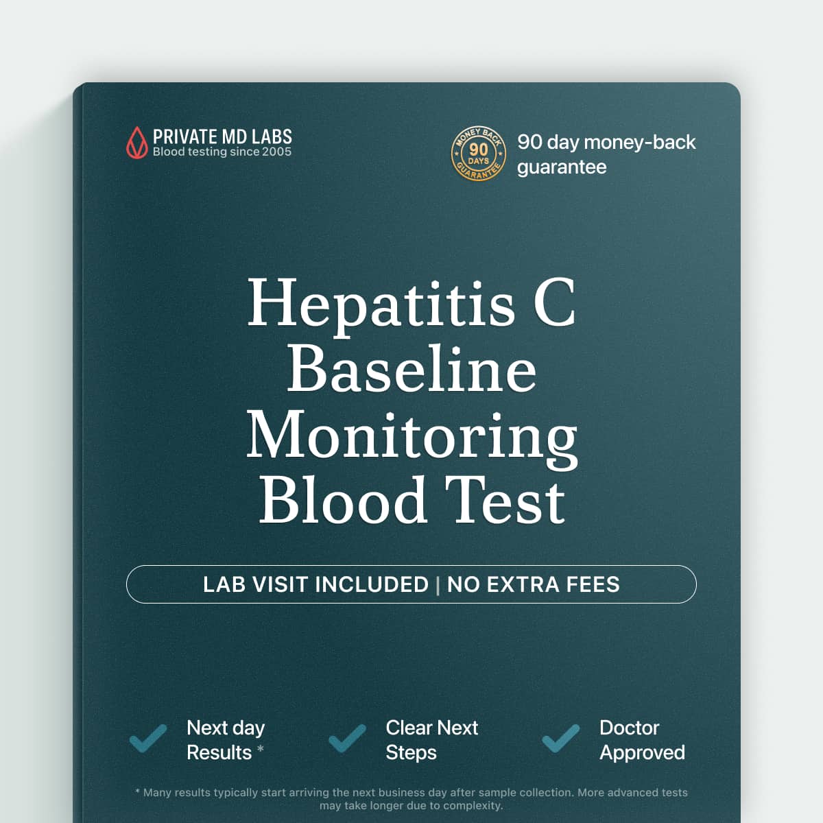 Baseline lab panel for Hepatitis C patients starting or monitoring treatment