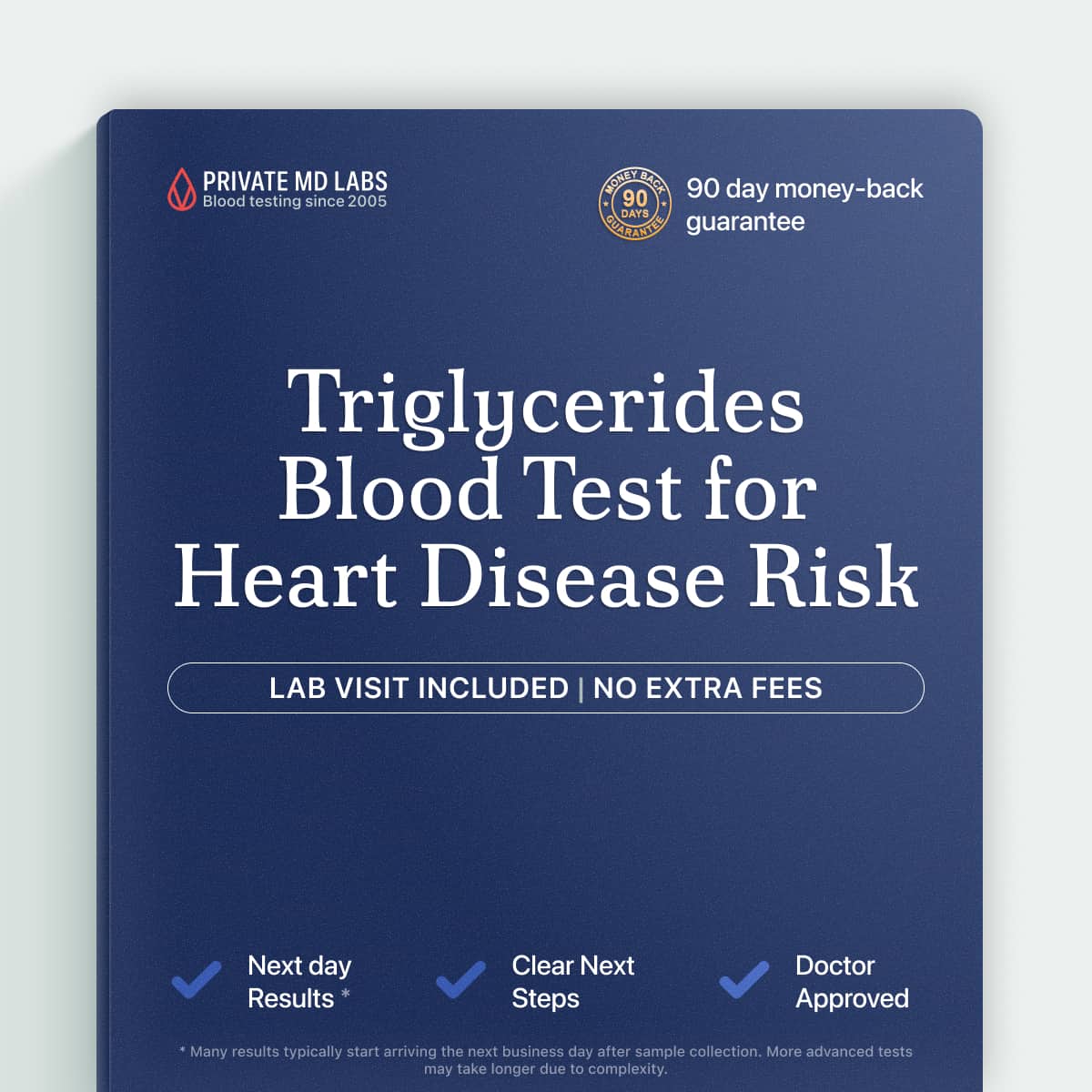 Triglyceride blood test for assessing heart disease and metabolic risk