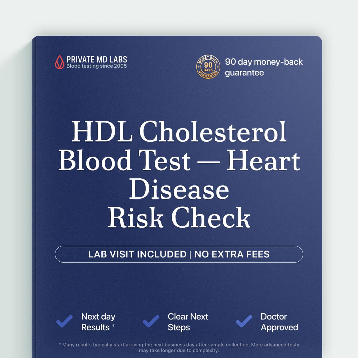 HDL cholesterol test for adults tracking heart disease and cardiovascular risk