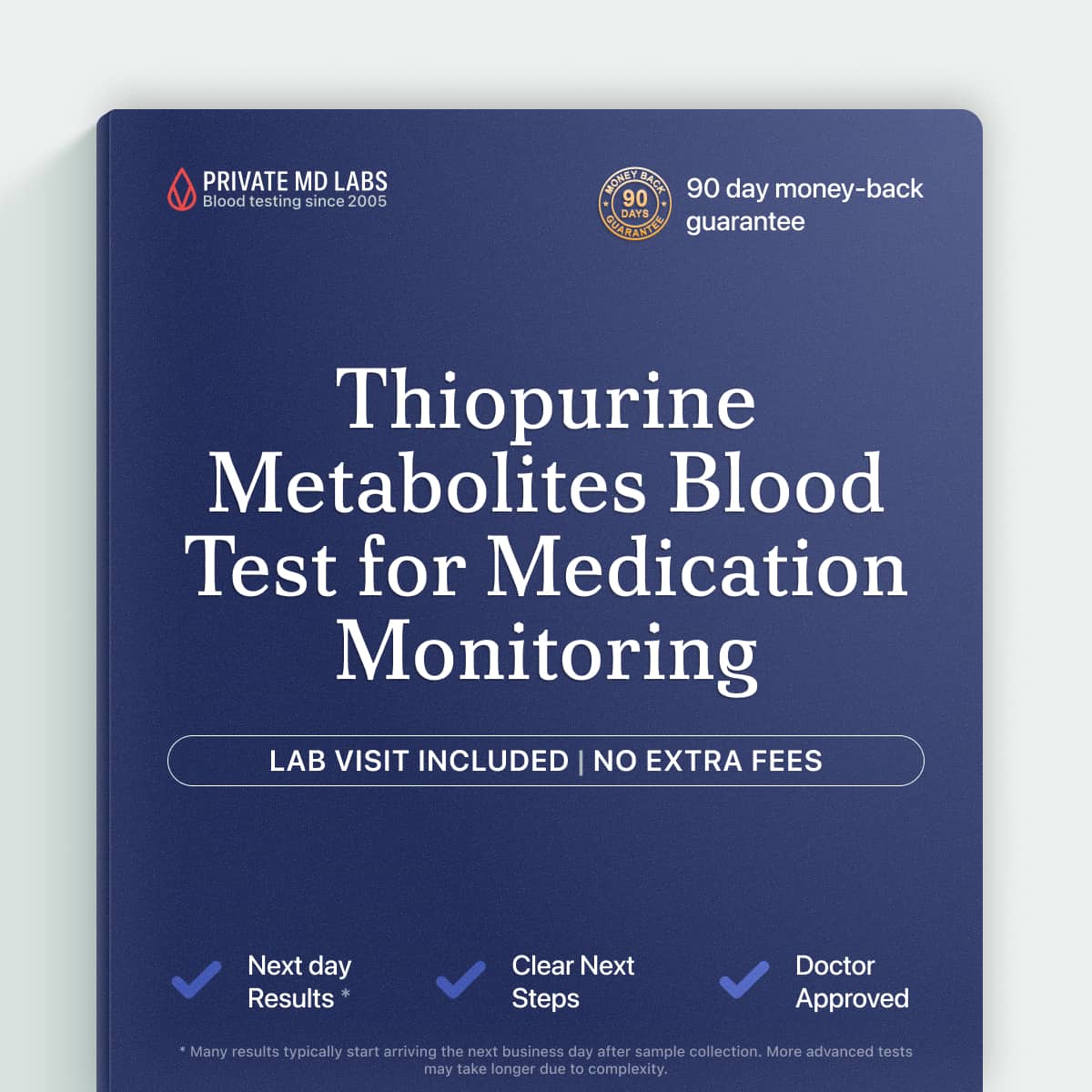 Thiopurine metabolite testing for patients managing leukemia, IBD, or transplant drug therapy