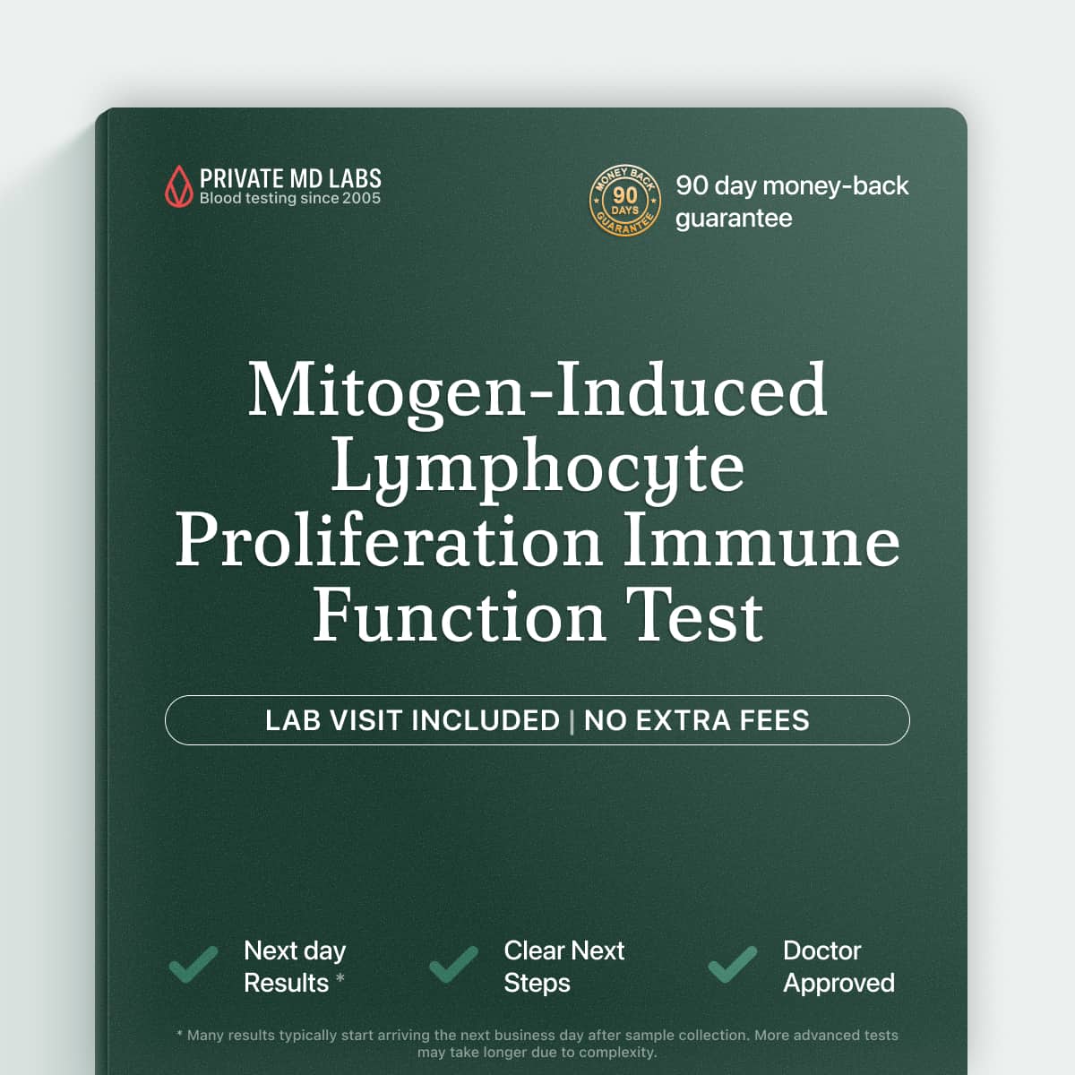 Immune function test for patients with suspected immunodeficiency or recurrent infections