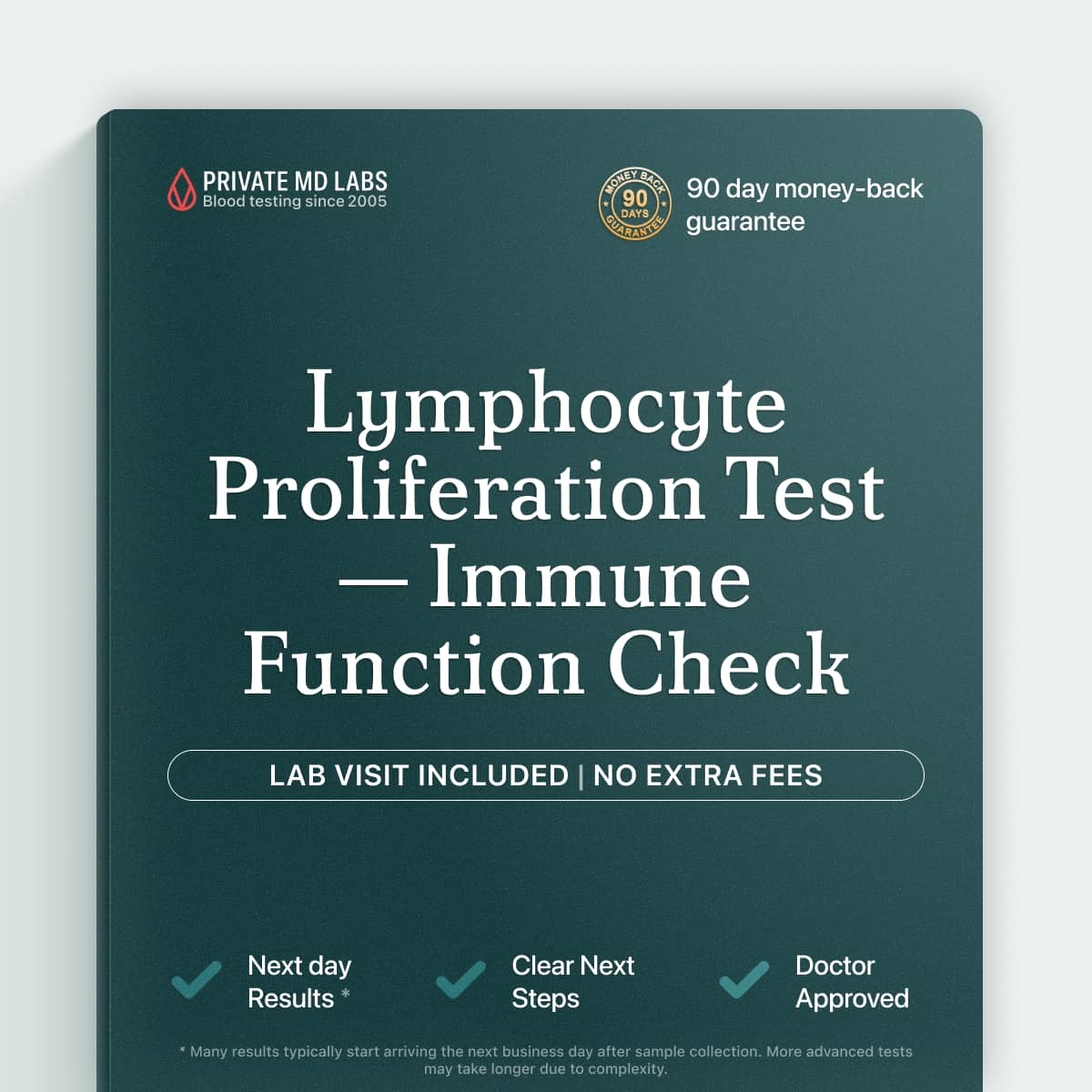 Lymphocyte proliferation test for evaluating immune system strength and function