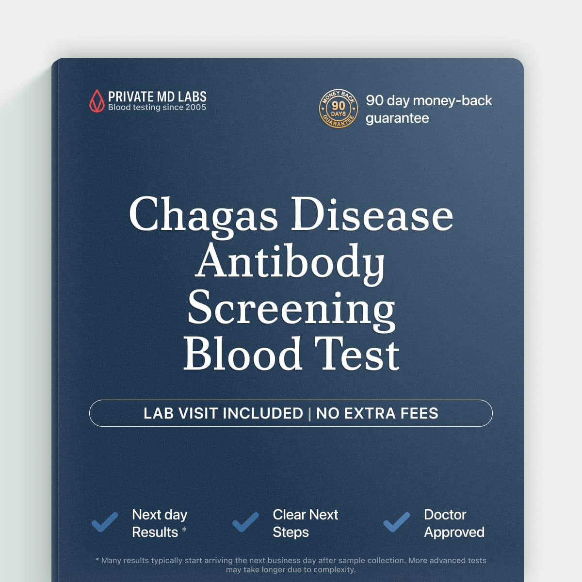 Chagas antibody screening test for blood and tissue donors and travelers to endemic regions