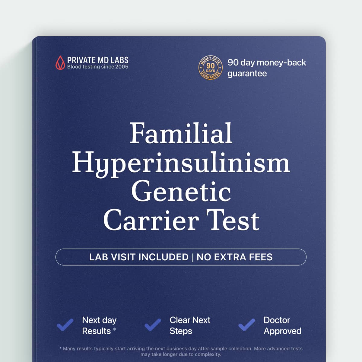 Genetic carrier test for familial hyperinsulinism, especially for Ashkenazi-Jewish family planning