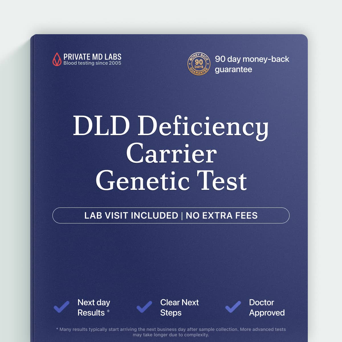 Genetic carrier screening for DLD deficiency, a hereditary metabolic disorder affecting families