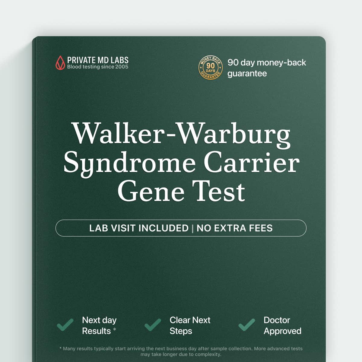 Genetic carrier screening test for Walker-Warburg syndrome for family planning