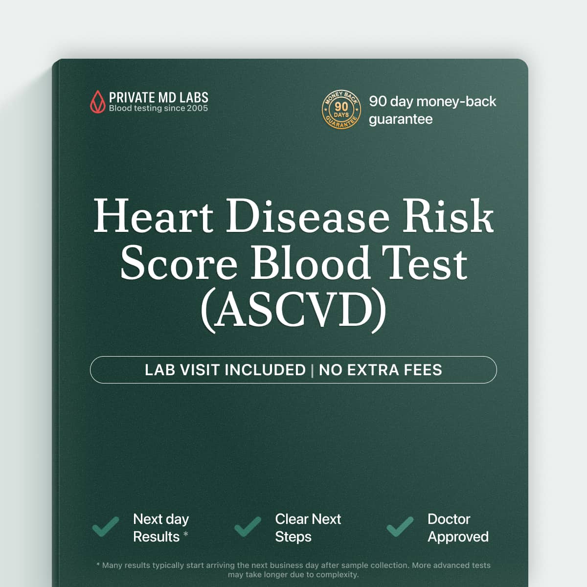 Cardio IQ ASCVD Risk Panel for assessing heart disease and stroke risk