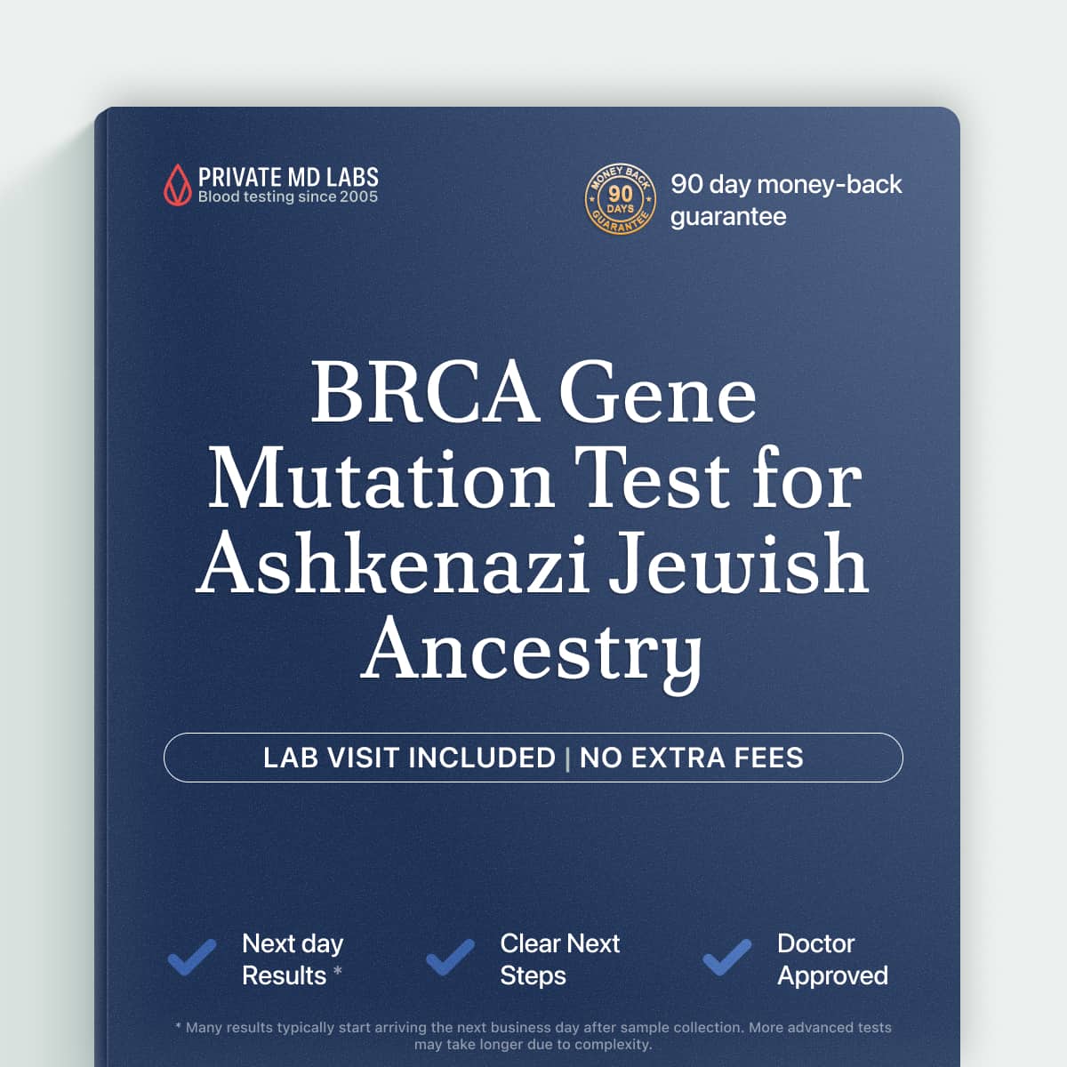 BRCA genetic screen for Ashkenazi Jewish individuals with family cancer history