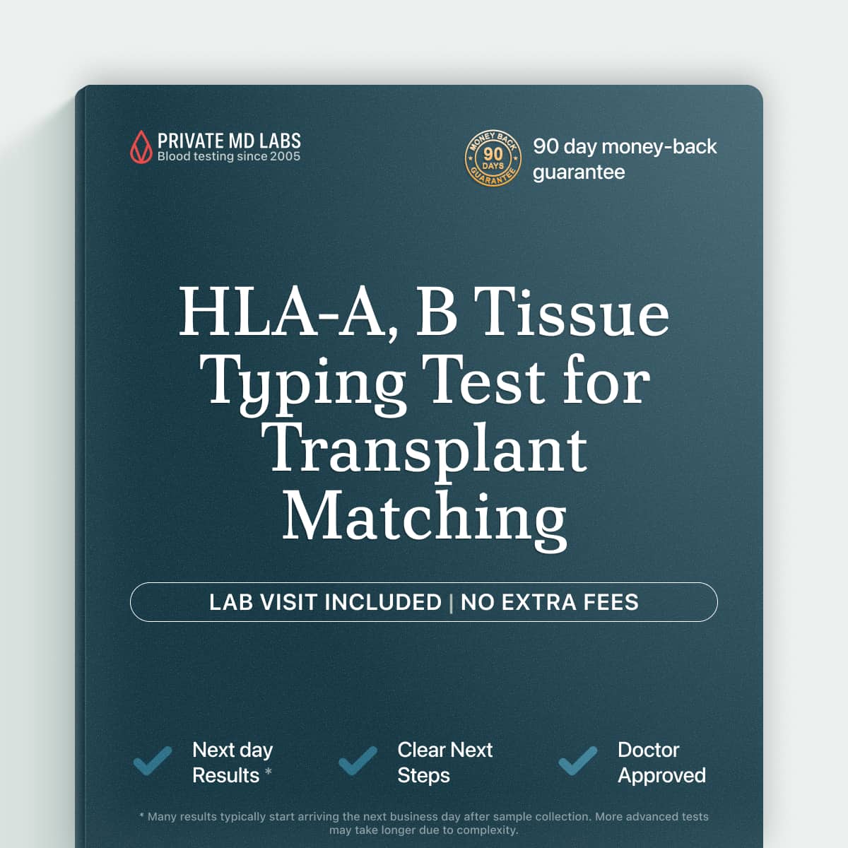 HLA-A, B typing test for transplant matching between organ or marrow donors and recipients