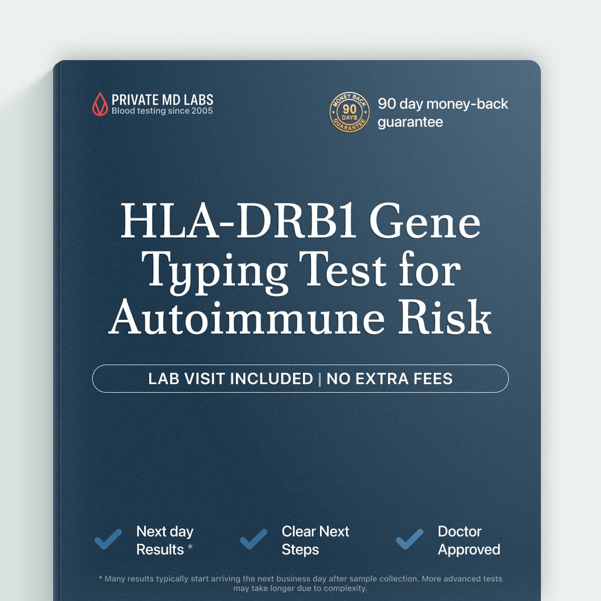 HLA DRB1 genetic typing test for family risk and autoimmune disease screening