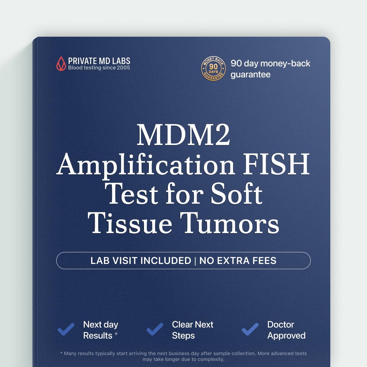 FISH MDM2 test for diagnosing liposarcoma and other soft tissue tumors