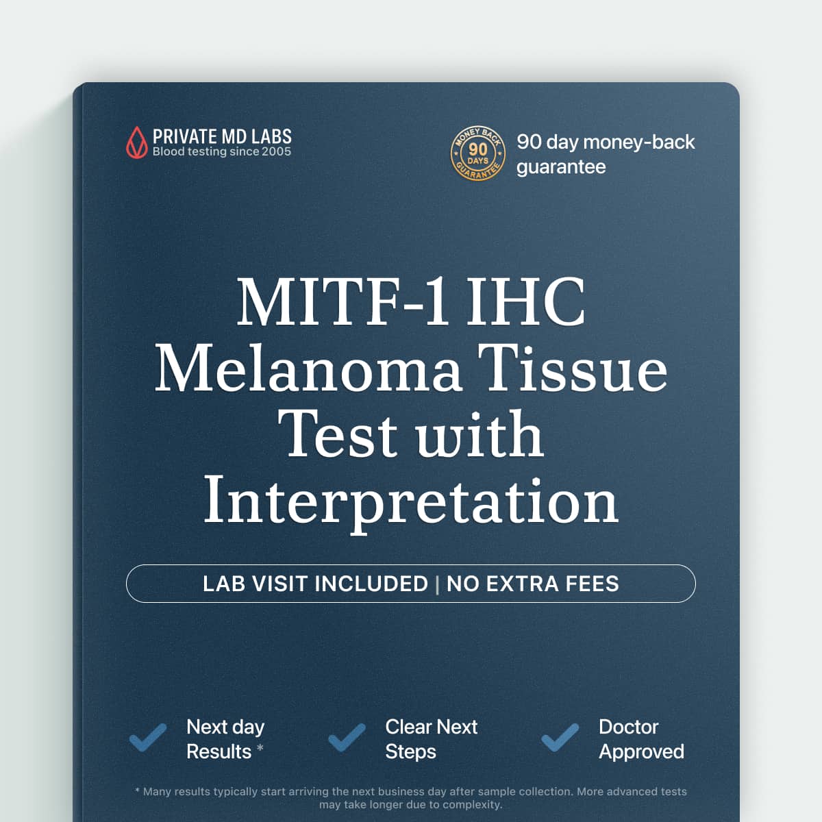MITF-1 IHC test for melanoma tissue evaluation and cancer diagnosis support