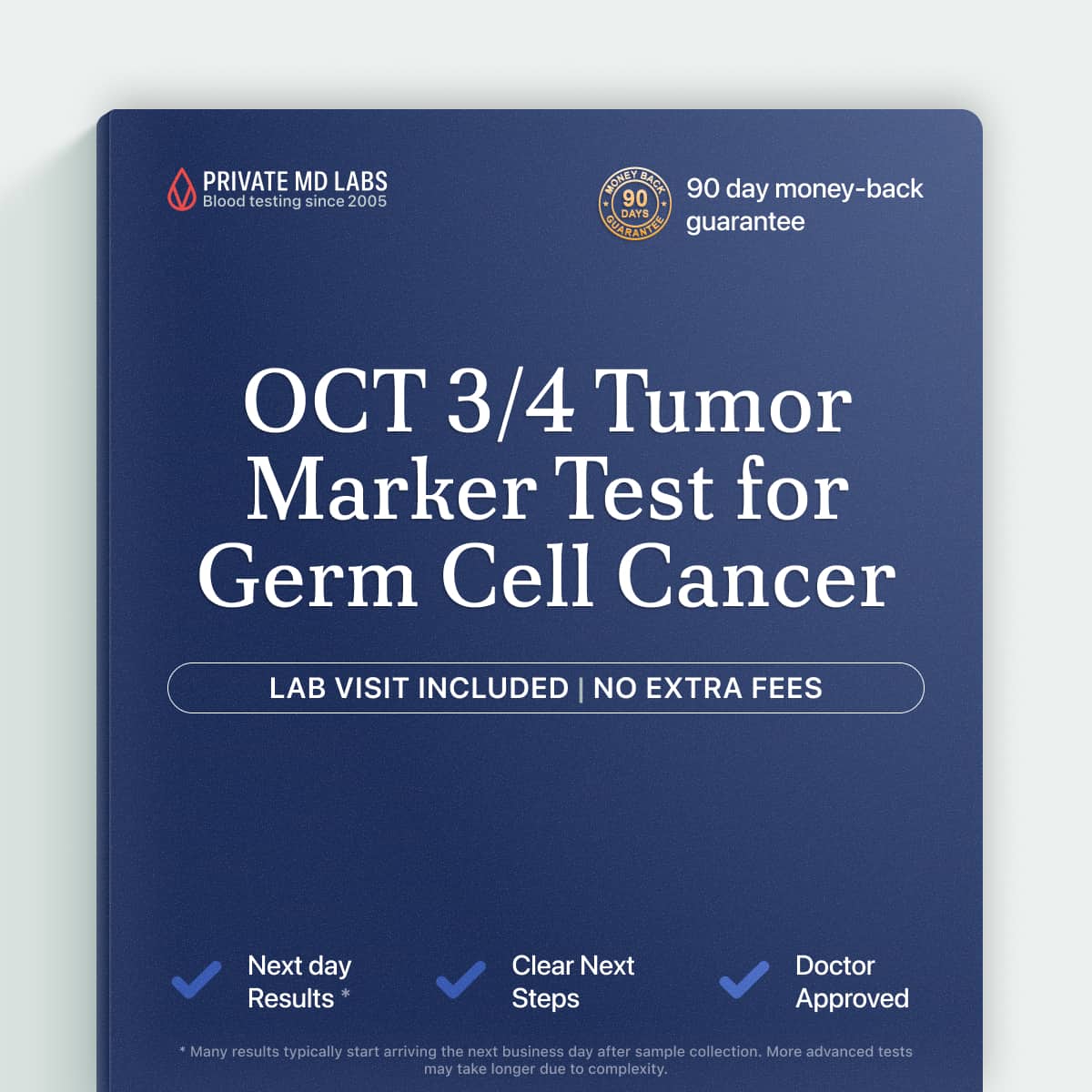 OCT 3/4 IHC tumor marker test for identifying germ cell cancers like seminoma