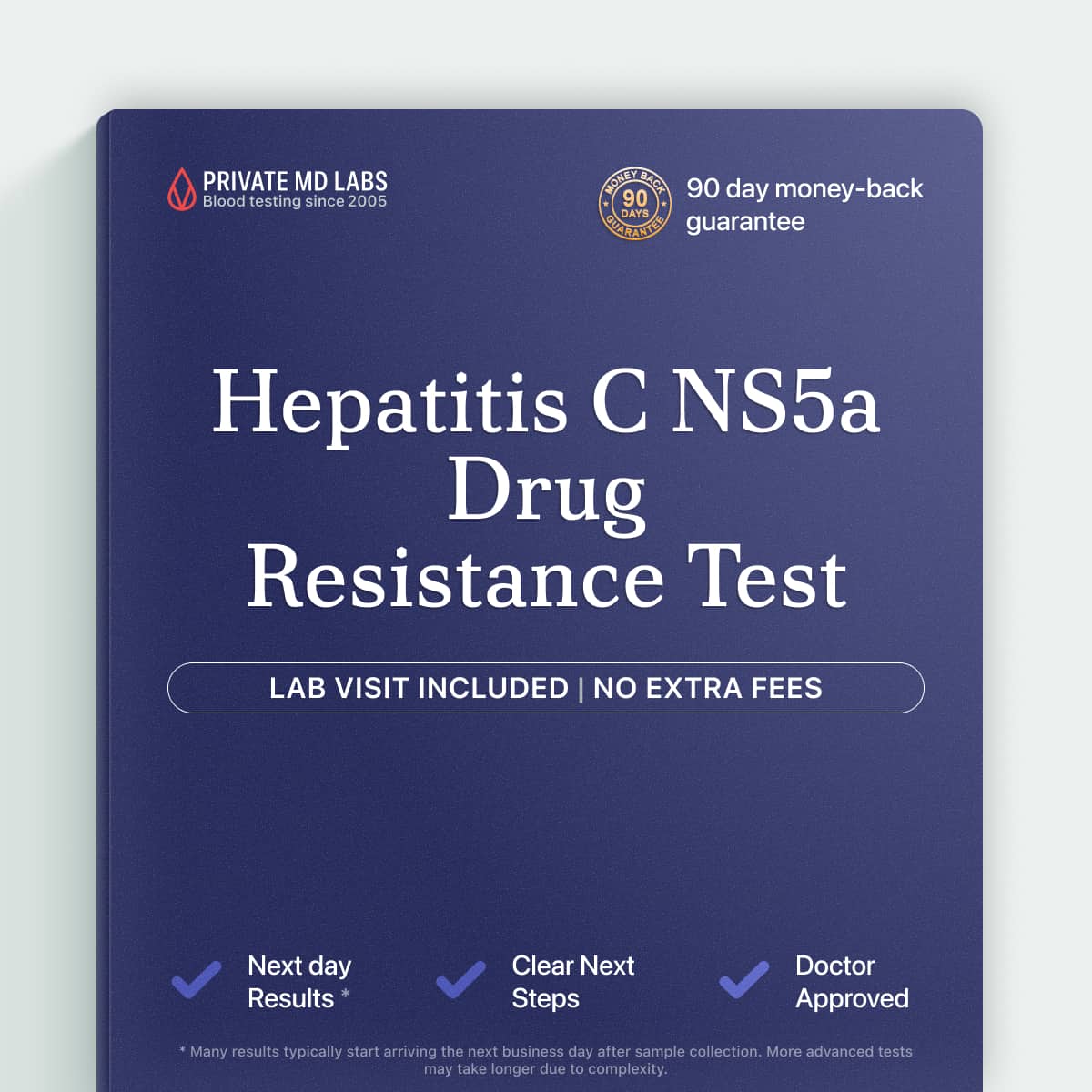 Hepatitis C NS5a drug resistance test for patients starting genotype 1 HCV therapy