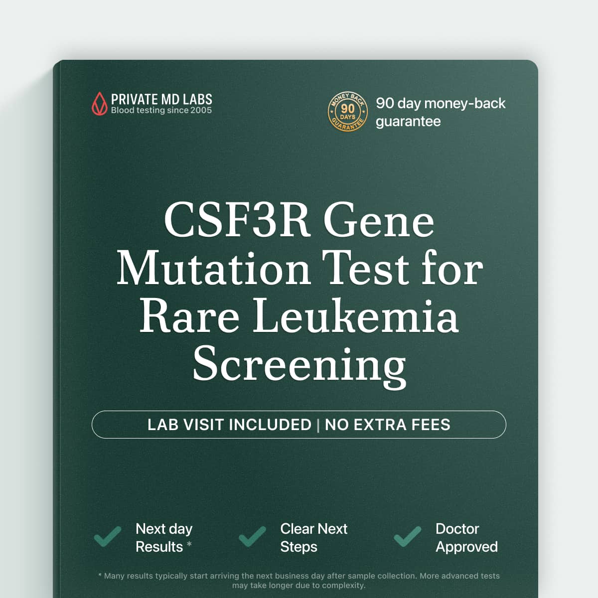 Genetic mutation test for patients monitoring or evaluating chronic myeloid neoplasms