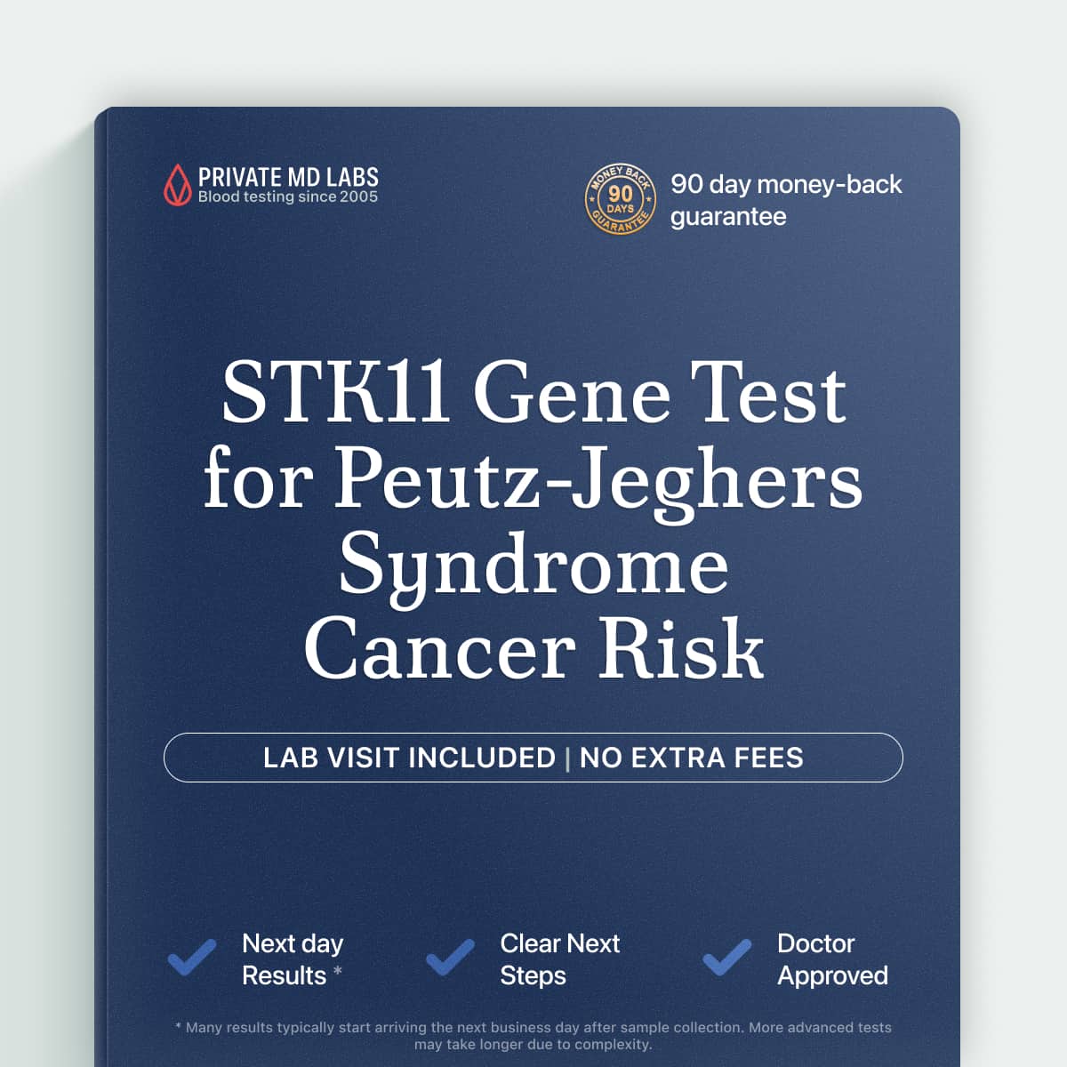 Genetic cancer risk test for families with Peutz-Jeghers Syndrome or hereditary cancer history
